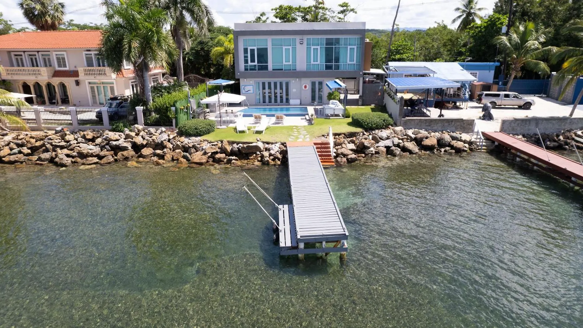 Ocean Front Luxury Villa With Pier And Heated Pool - Self Check In - Vj1 Cabo Rojo Porto Riko